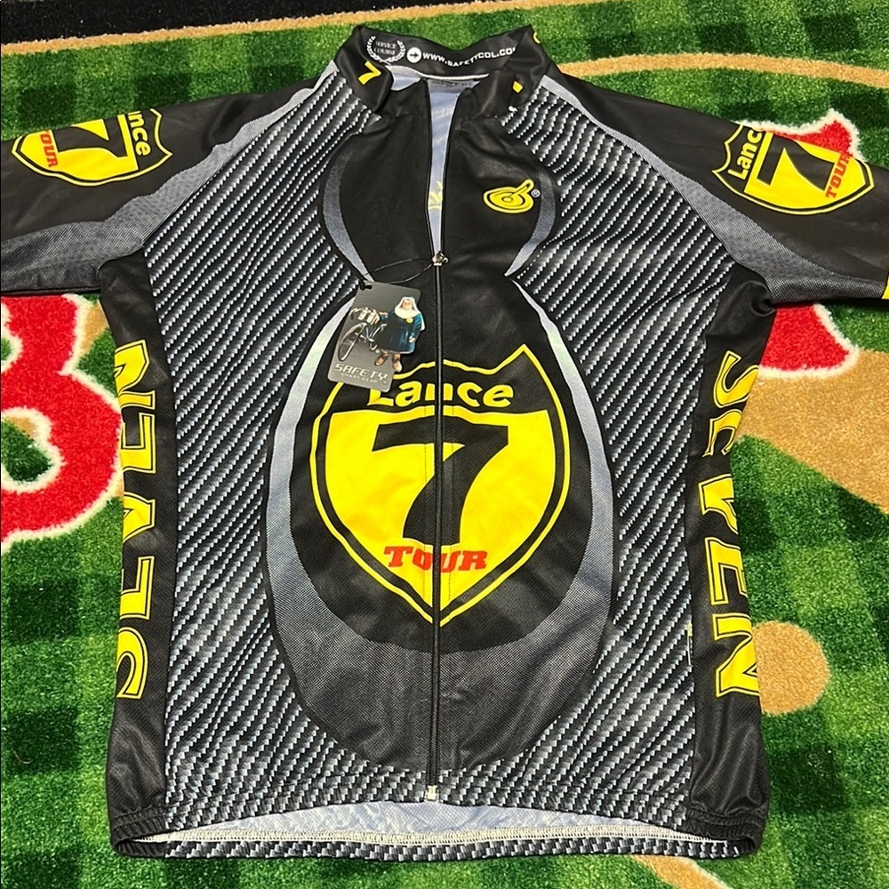 Lance Armstrong Tour de France Cycling Jersey Shirt XXL